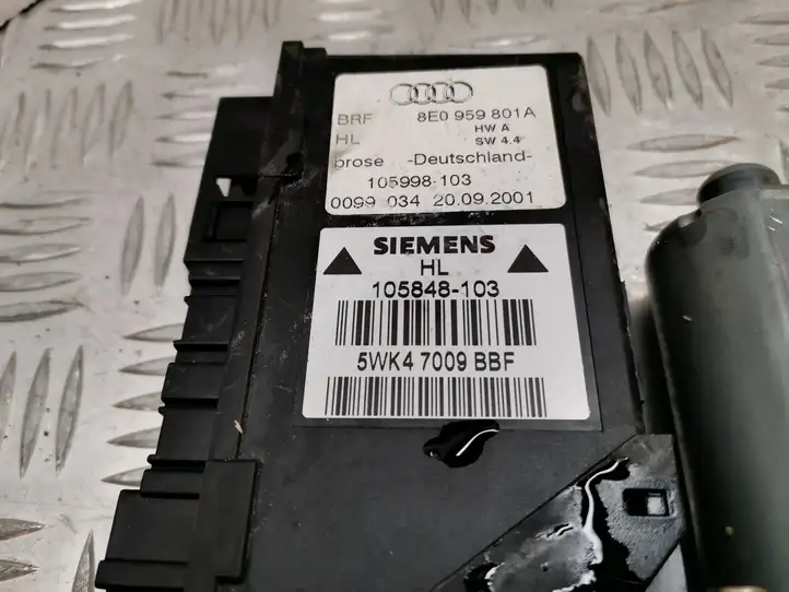 Audi A4 S4 B6 8E 8H (2000 - 2006) 8E0959801A Стеклоподъемник задней двери — фото 3