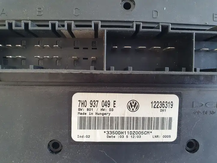 Volkswagen (2006 - ) 7H0937049E Модуль комфорта — фото 4