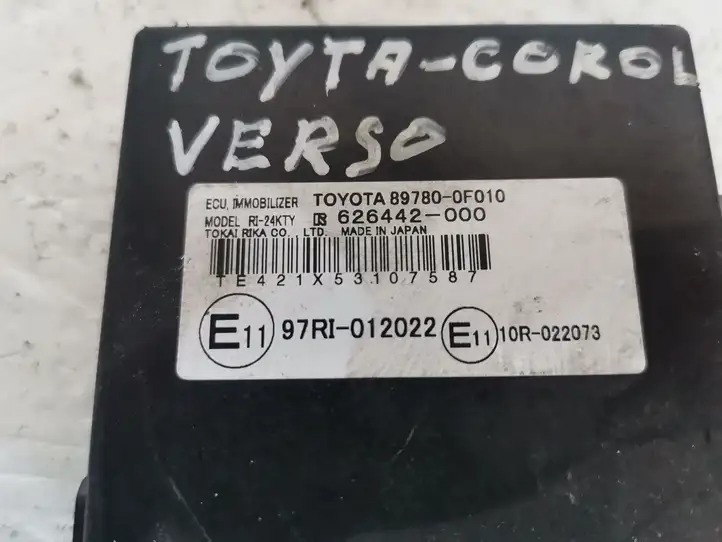 Toyota Corolla Verso AR10 (2004 - 2009) 626442000 Блок иммобилайзера — фото 3
