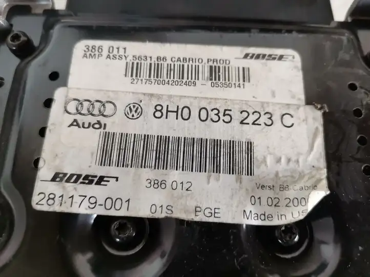 Audi A4 S4 B7 8E 8H (2004 - 2009) 8H0035223C Усилитель звука — фото 2