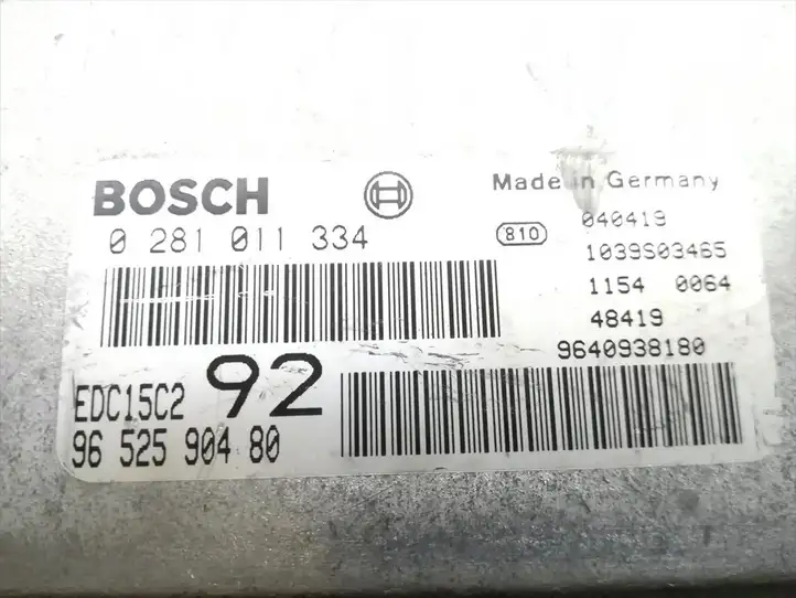 Peugeot 807 (2011 - 2018) 9652590480 Блок управления двигателем (ЭБУ) — фото 5