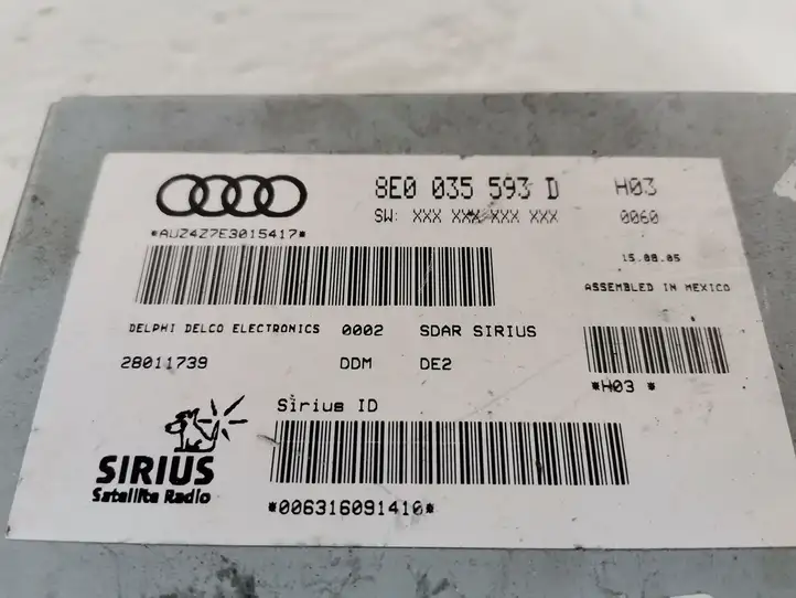 Audi A4 S4 B7 8E 8H (2004 - 2009) 8E0035593D Усилитель звука — фото 3