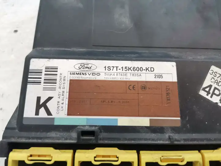 Ford Focus (1998 - 2004) 1S7T15KK600KD Модуль комфорта — фото 3