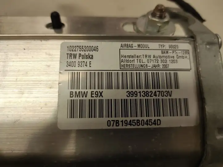BMW 3 E90 E91 (2005 - 2012) 30365770A Подушка безопасности пассажира — фото 2
