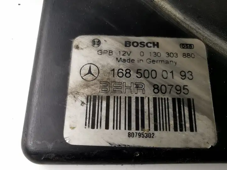Mercedes-Benz A W168 (1997 - 2004) 1685000193 Электровентилятор радиатора — фото 5