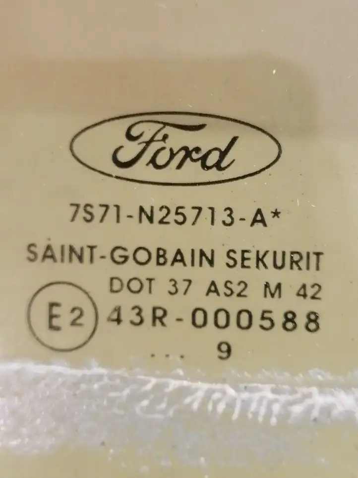 Ford Mondeo MK IV (2007 - 2014) 7S71N25713A Стекло задней двери — фото 2