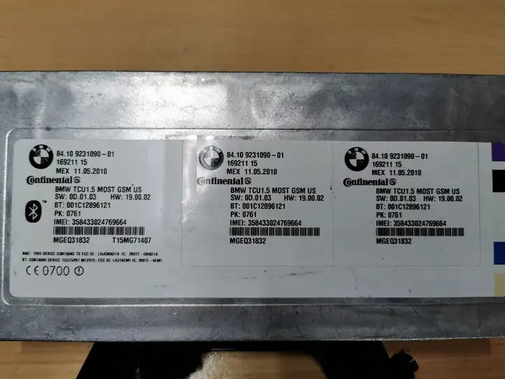 BMW 5 F10 F11 (2009 - 2016) 9231090 Bluetooth модуль — фото 4