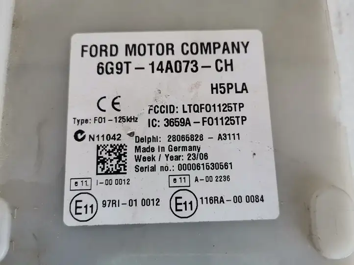 Ford Mondeo MK IV (2007 - 2014) 6G9T14A073CH Модуль комфорта — фото 3