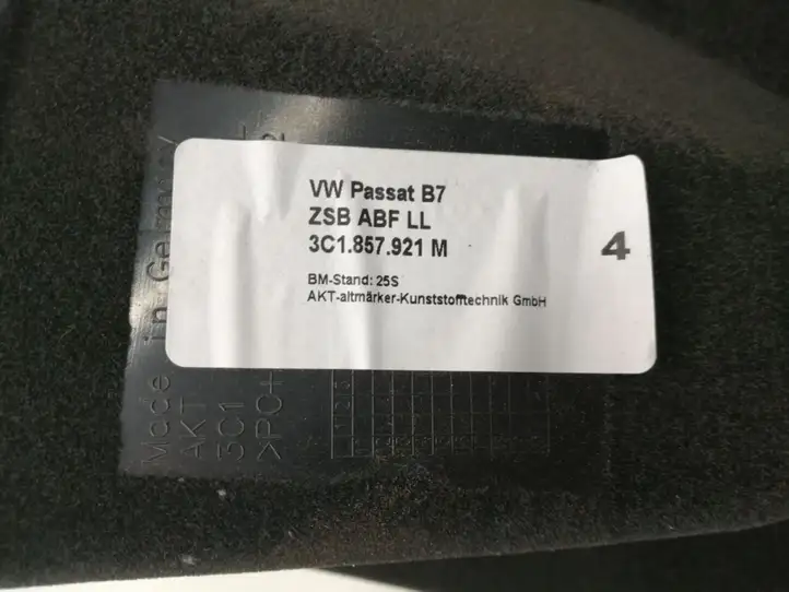Volkswagen PASSAT B7 (2011 - 2014) 3C1857921M Вещевой ящик — фото 3