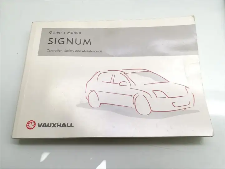 Opel Signum (2002 - 2008) Сервисная книжка — фото 2