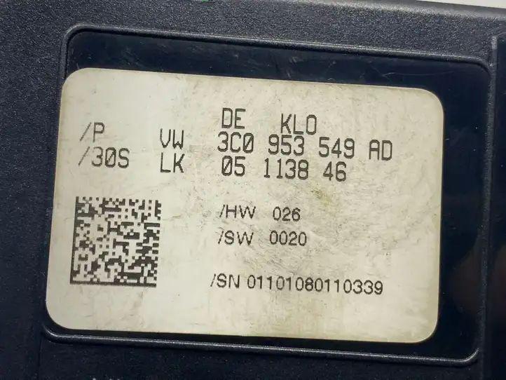 Volkswagen PASSAT B6 (2005 - 2010) 3C0953549AD Датчик угла поворота руля — фото 2