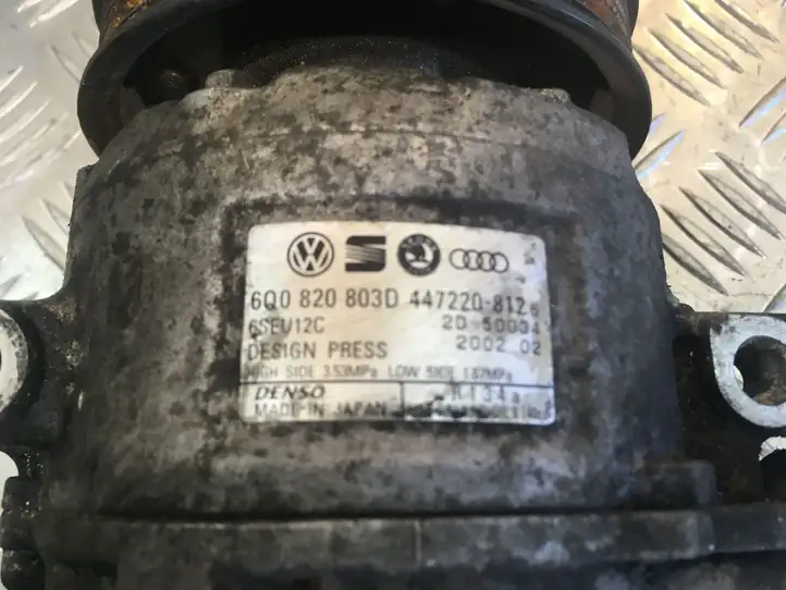 Volkswagen Polo (2001 - 2005) 6Q0820803D Компрессор (насос) кондиционера воздуха — фото 2