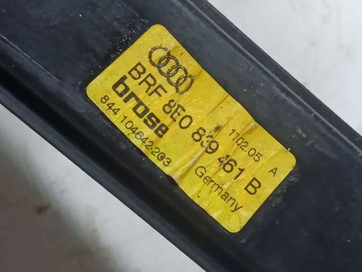 Audi A4 (2004 - 2009)  8E0839461B  Механизм для электрического подъема окон задней двери (без двигателя)