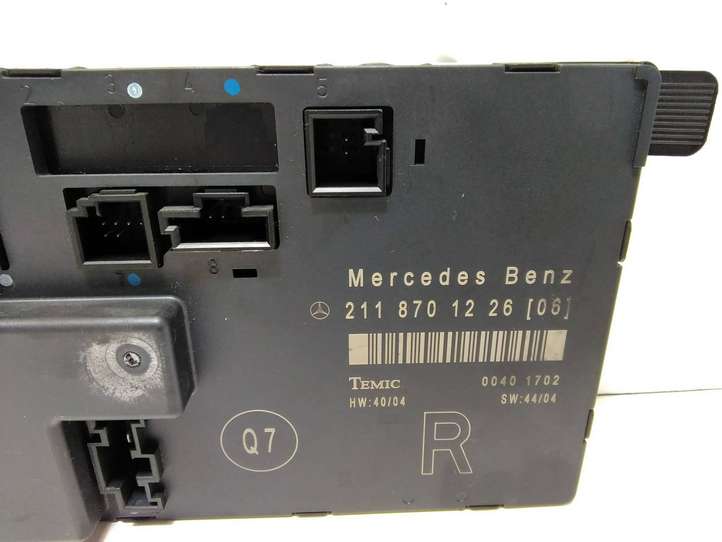 Mercedes-Benz E W211 (2002 - 2009)  2118701226 Блок управления дверью