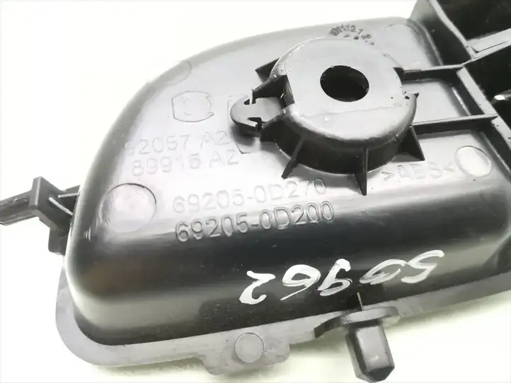 Toyota Yaris (2012 - 2014) 69205-0D270 Внутренняя ручка задней двери — фото 5