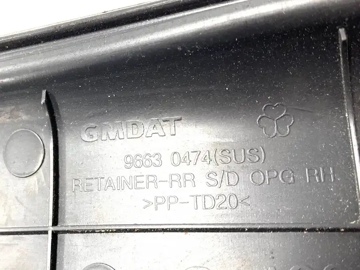 Opel Antara (2006 - 2011) 96630474 Внутренняя отделка заднего порога — фото 4
