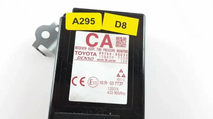 Toyota Avensis T270 (2015 - 2018) 8976005031 Блок управления TPMS — фото 2