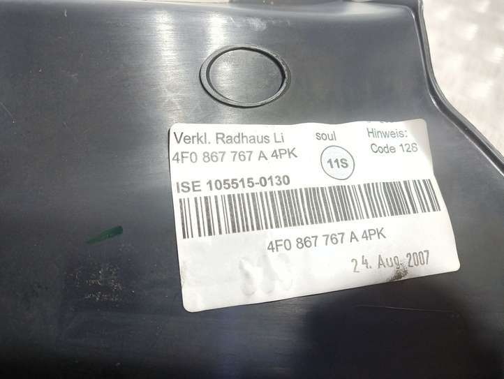 Audi A6 (2008 - 2011)  4F0867767A Отделка заднего порога (внутренняя)