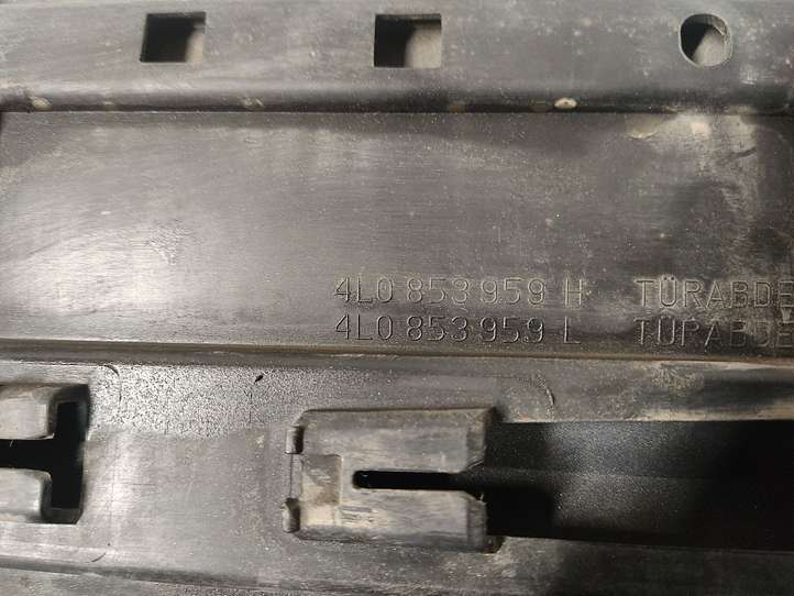 Audi Q7 (2009 - 2015)  4L0853959H Отделка (молдинг) передней двери