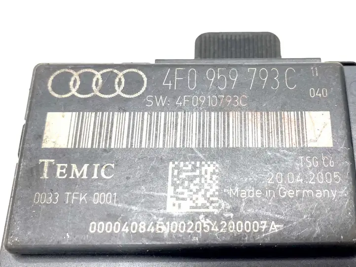 Audi A6 S6 C6 4F (2004 - 2008) 4F0959793C Блок управления дверью — фото 2