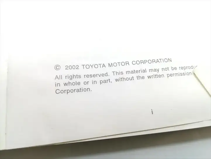 Toyota Yaris (1999 - 2003) Сервисная книжка — фото 4