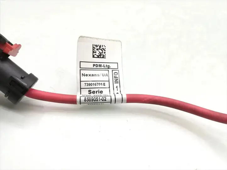 Mini One Cooper F56 F55 (2012 - 2022) 8589051 Плюсовой провод аккумулятора — фото 5
