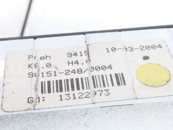 Opel Astra (2004 - 2009)  13122973 Блок управления кондиционера воздуха / климата/ печки (в салоне)