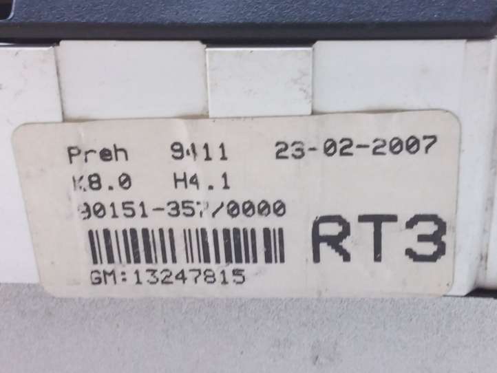 Opel Astra (2004 - 2009)  13247815 Блок управления кондиционера воздуха / климата/ печки (в салоне)