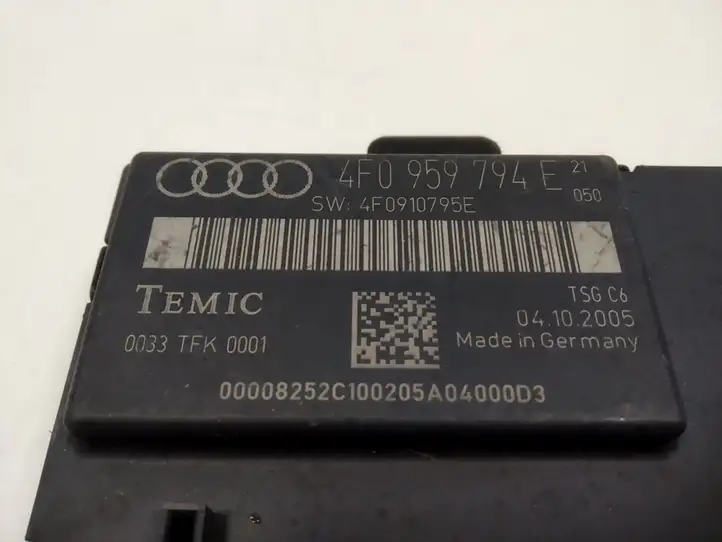 Audi A6 S6 C6 4F (2004 - 2008) 4F0959794E Блок управления дверью — фото 5