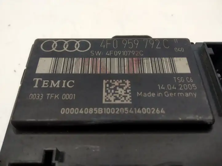 Audi A6 S6 C6 4F (2004 - 2008) 4F0959792C Блок управления дверью — фото 3