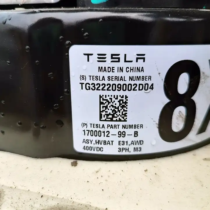 Tesla Model Y (2019 - 2024) 170001299B Аккумулятор гибридного / электрического автомобиля — фото 4