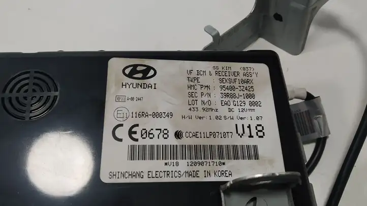 Hyundai i40 (2011 - ) 116RA000349 Модуль комфорта — фото 3