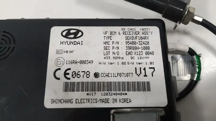 Hyundai i40 (2011 - ) 954003Z420 Блок управления сигнализацией — фото 4