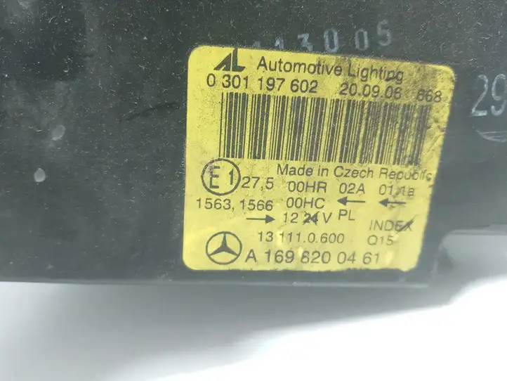Mercedes-Benz A W169 (2004 - 2012) 0301197602 Передняя фара — фото 5