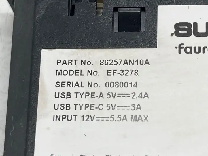 Subaru Outback (BT) (2019 - ) 86257AN10A USB модуль — фото 4