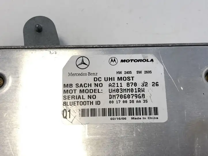 Mercedes-Benz CLK A209,C209 (2002 - 2009) A2118703226 Bluetooth модуль — фото 4