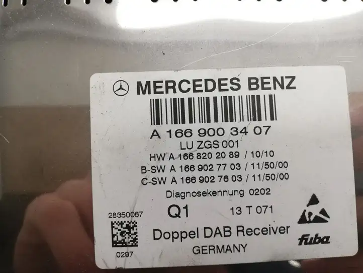 Mercedes-Benz E W212 (2009 - 2016) A1669003407 Блок Hi-Fi аудиосистемы — фото 2