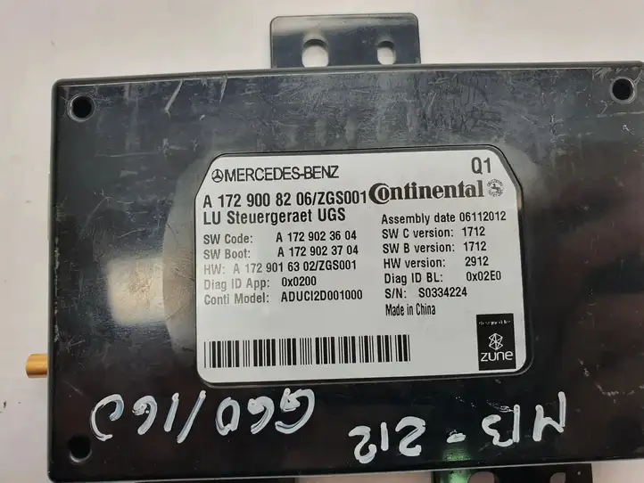 Mercedes-Benz E W212 (2009 - 2016) A1729008206 Блок Hi-Fi аудиосистемы — фото 2