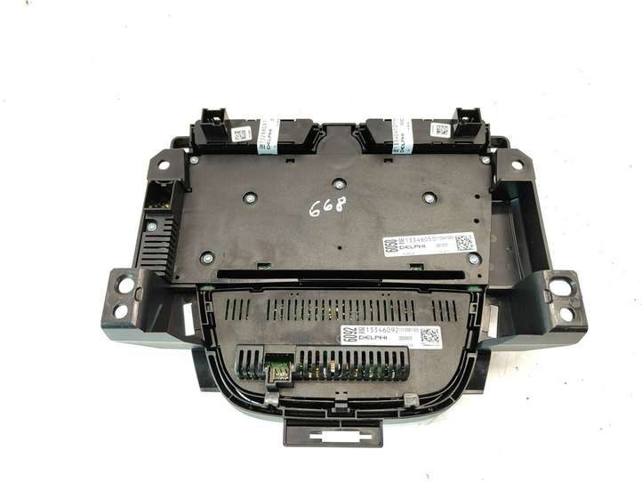 Opel Astra (2009 - 2012)  13346092 Блок управления кондиционера воздуха / климата/ печки (в салоне)