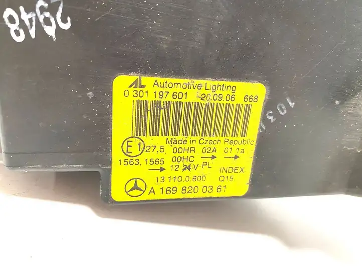 Mercedes-Benz A W169 (2004 - 2012) A1698200361 Передняя фара — фото 6