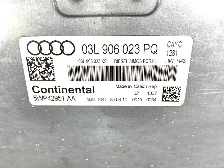 Audi A3/S3 8P (2008 - 2013) 03L906023PQ Блок управления двигателем (ЭБУ) — фото 4