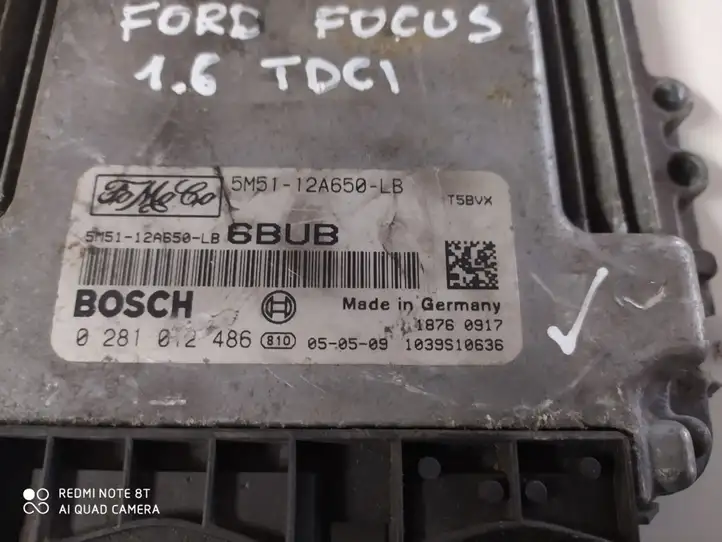 Ford Focus (1998 - 2004) 0281012486 Блок управления двигателем (ЭБУ) — фото 2