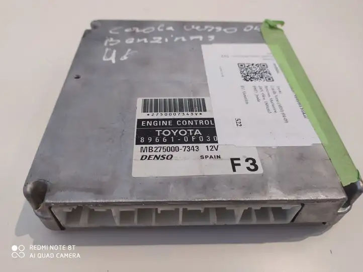 Toyota Corolla Verso AR10 (2004 - 2009) 896610F030 Блок управления двигателем (ЭБУ) — фото 1