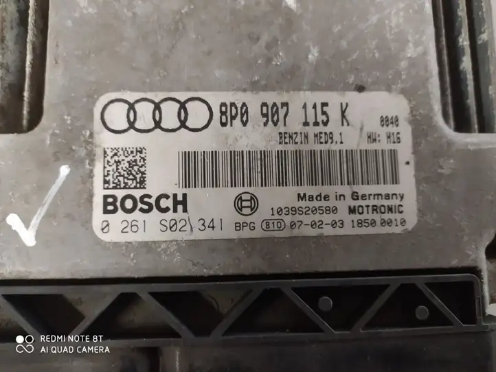 Audi A3/S3 8P (2004 - 2008) 8P0907115K Блок управления двигателем (ЭБУ) — фото 2