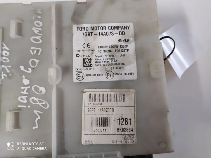 Ford Mondeo MK IV (2007 - 2014) 7G9T14A073DD Блок предохранителей — фото 3