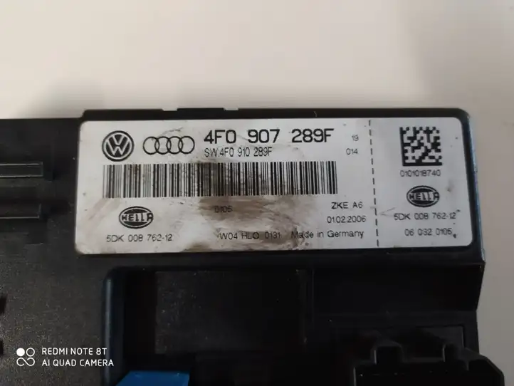 Audi A6 S6 C6 4F (2004 - 2008) 4F0907289F Модуль комфорта — фото 3