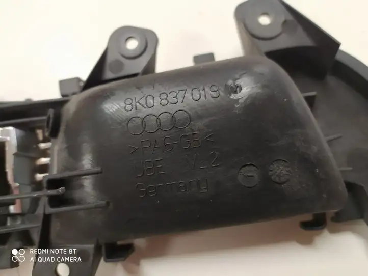 Audi A4 S4 B8 8K (2007 - 2011) 8K0837019 Внутренняя ручка задней двери — фото 3