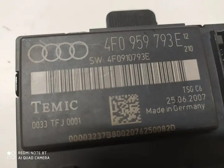 Audi A6 S6 C6 4F (2008 - 2011) 4F0959793E Блок управления дверью — фото 3