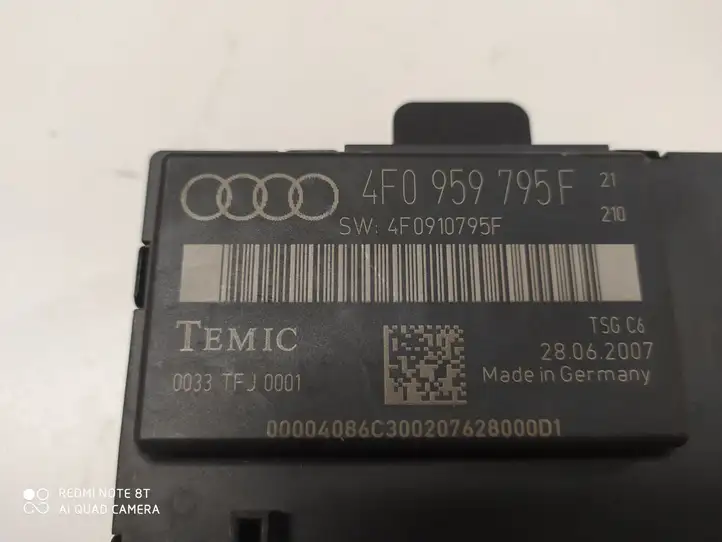 Audi A6 S6 C6 4F (2008 - 2011) 4F0959795F Блок управления дверью — фото 2