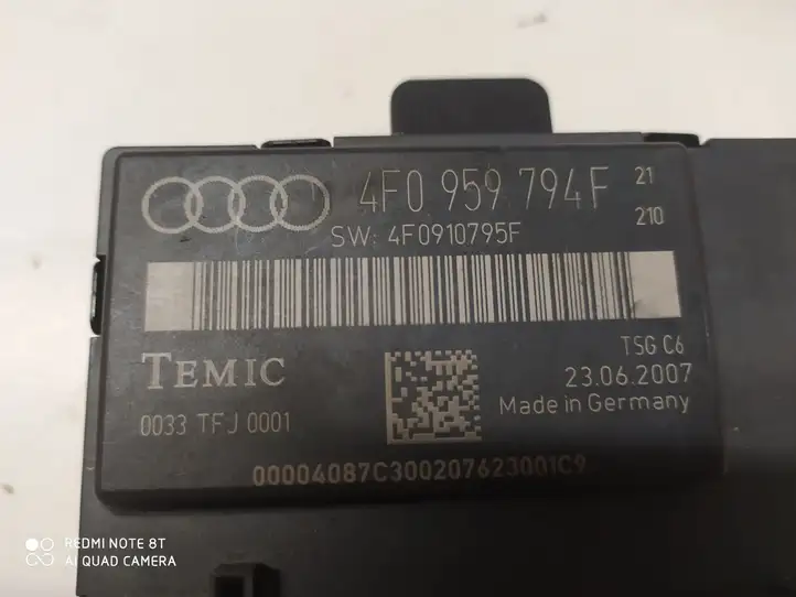 Audi A6 S6 C6 4F (2008 - 2011) 4F0959794F Блок управления дверью — фото 2